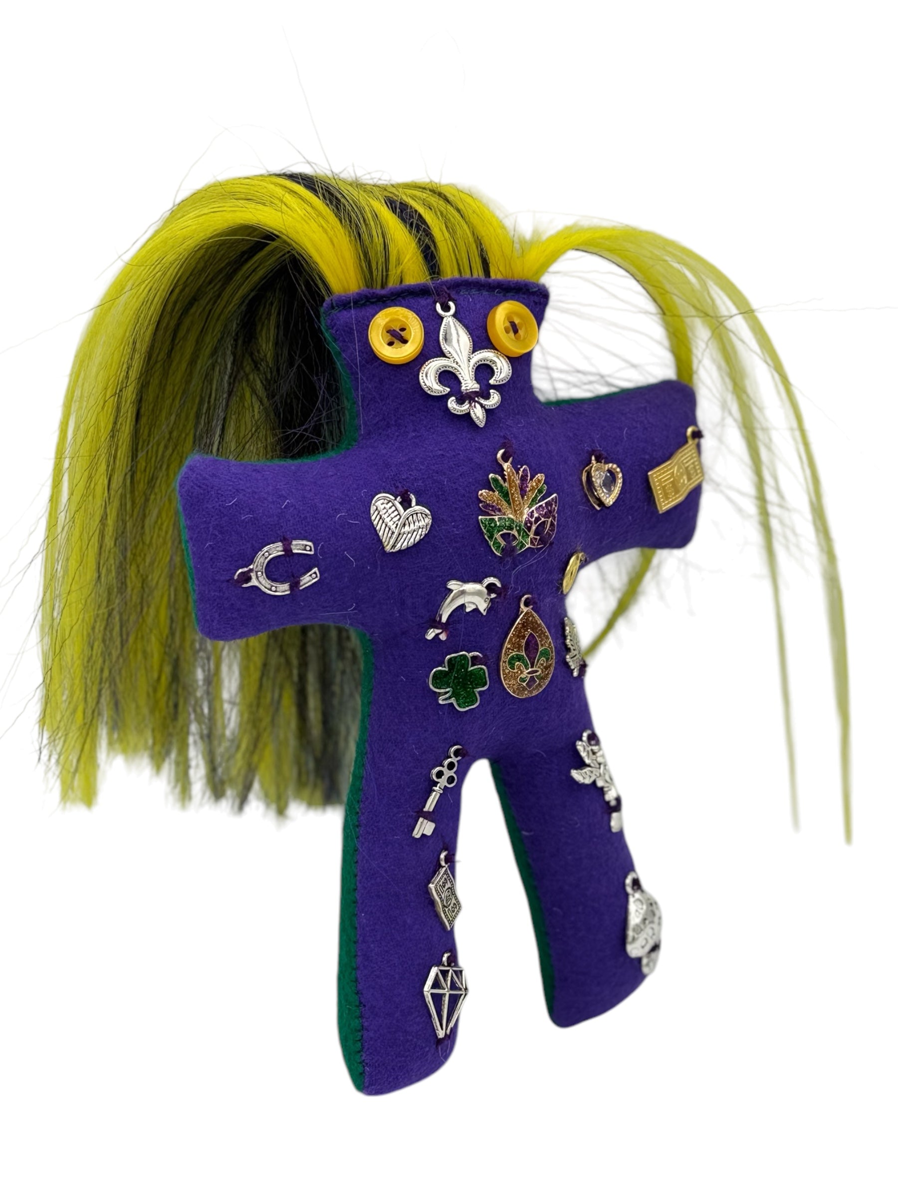 Mardi Gras Dolls - Purple/Green