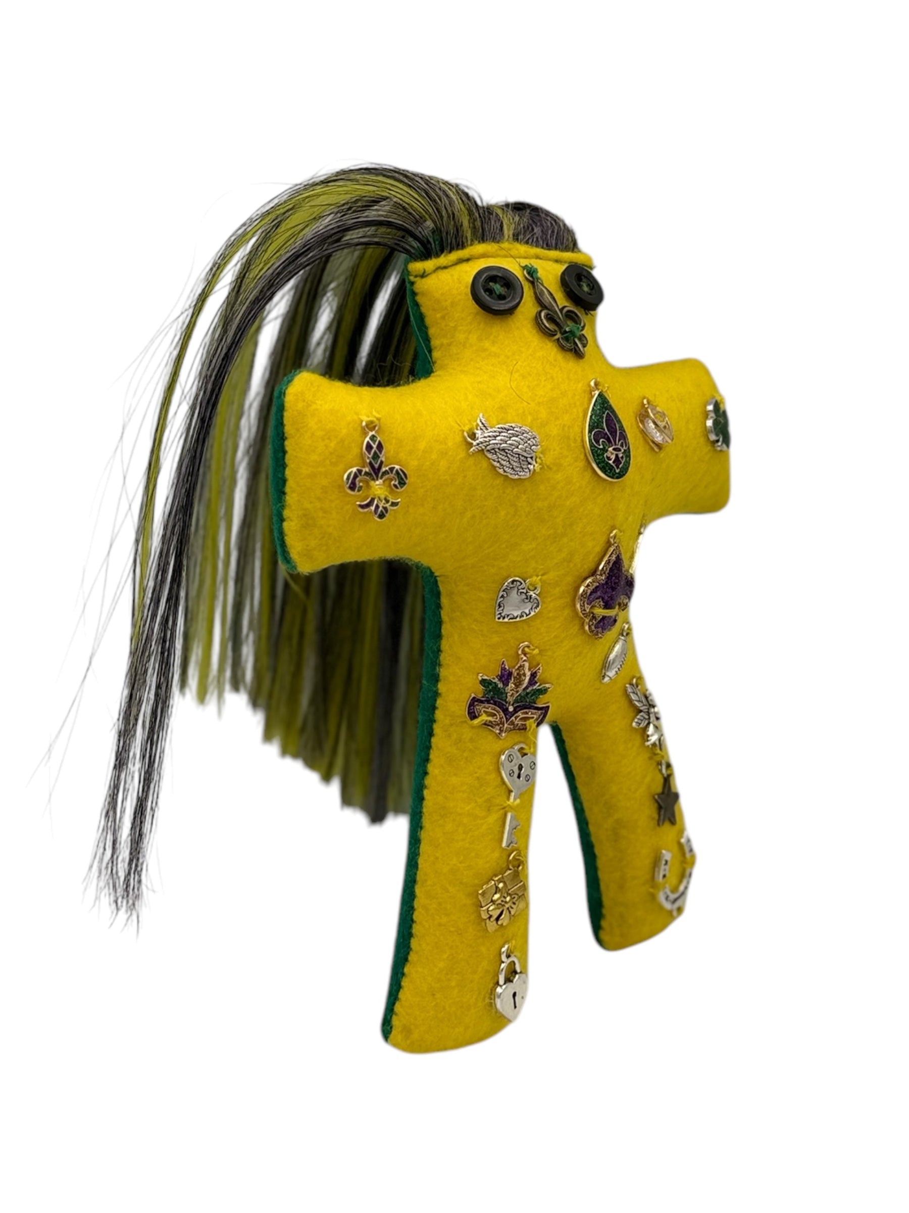 Mardi Gras Dolls - Yellow/Green