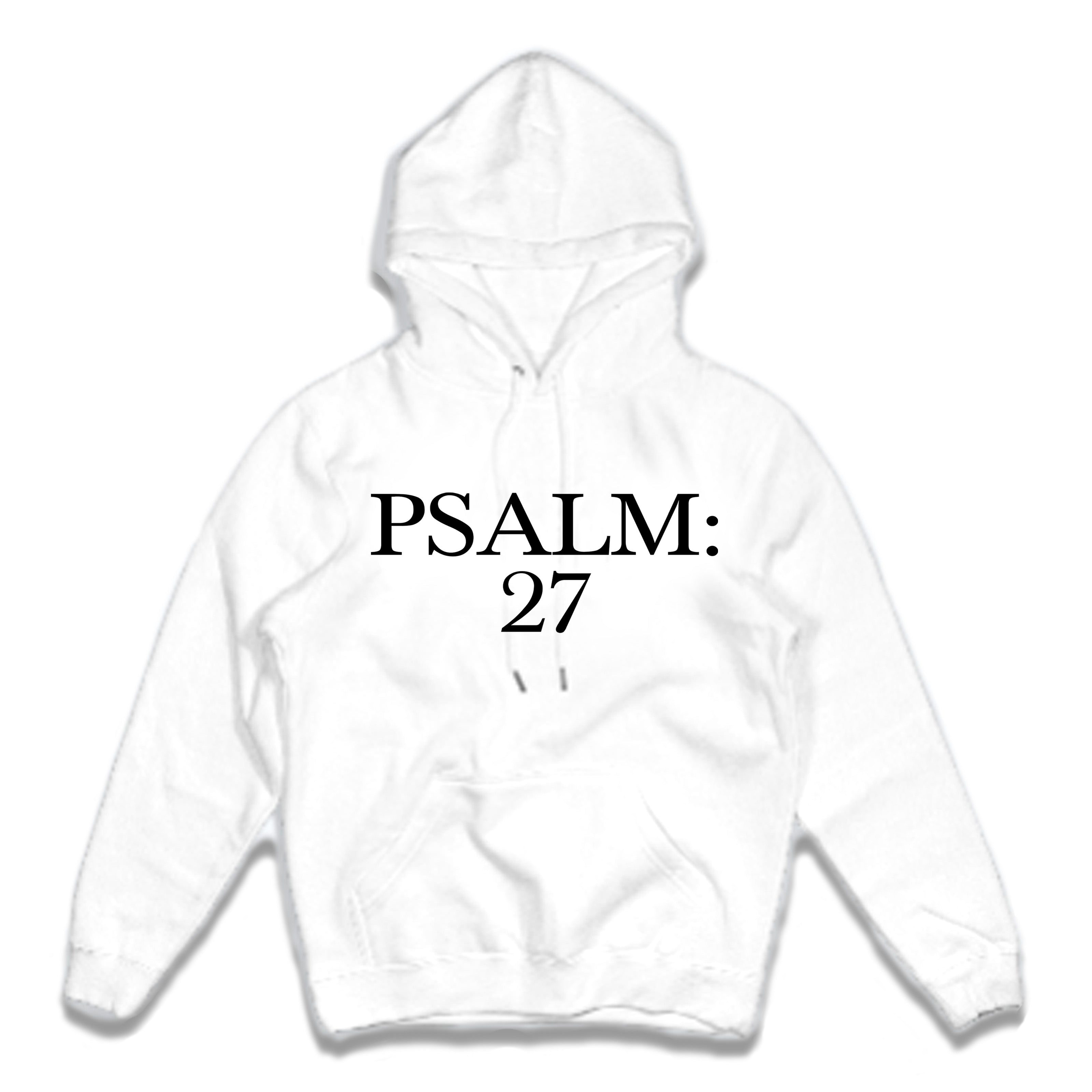 The Psalm 27 Protection - Hoodie - White